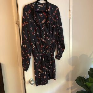 Rebecca Taylor 100% silk dress with drawstring